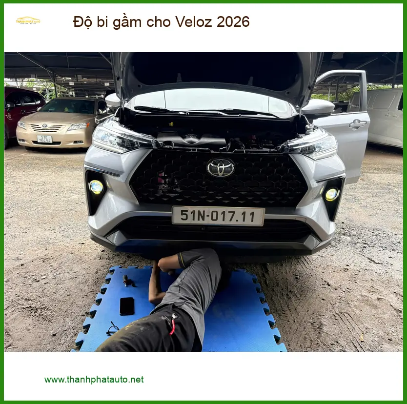 Anh Trường độ bi gầm Veloz 2026 tại Quận Thủ Đức để tăng cường ánh sáng ảnh thực tế 2