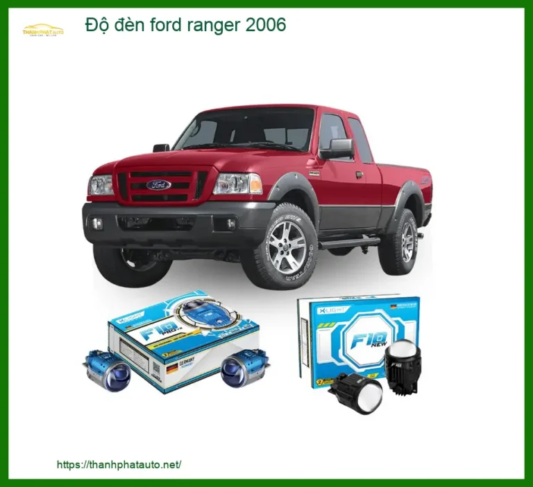 Độ Đèn Bi LED Tăng Sáng Ford Ranger 2006 - Địa Chỉ Lắp Đặt Uy Tín TPHCM