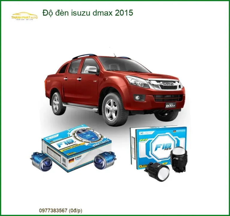Độ Đèn Bi LED Gầm Isuzu Dmax 2015 - Địa Chỉ Nâng Cấp Đèn Ô Tô Chính Hãng TPHCM