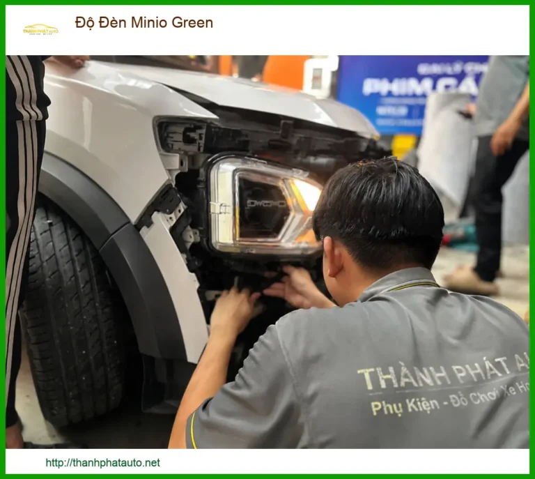 Độ Đèn Bi LED Minio Green