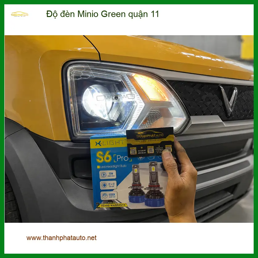 Nơi Gắn Độ Đèn Ô Tô đèn Minio Green quận 11 - Giá Tốt TPHCM ảnh thực tế 2