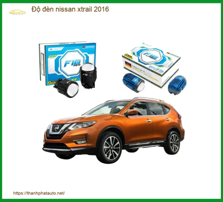 Độ Đèn Bi LED Laser Nissan X-Trail 2016 - Trung Tâm Nâng Cấp Đèn Uy Tín TPHCM