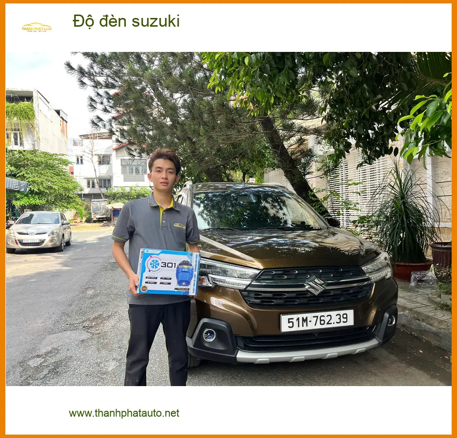 Anh Khải độ đèn Suzuki XL7 tại Quận Thủ Đức để tăng cường độ sáng ảnh thực tế 2