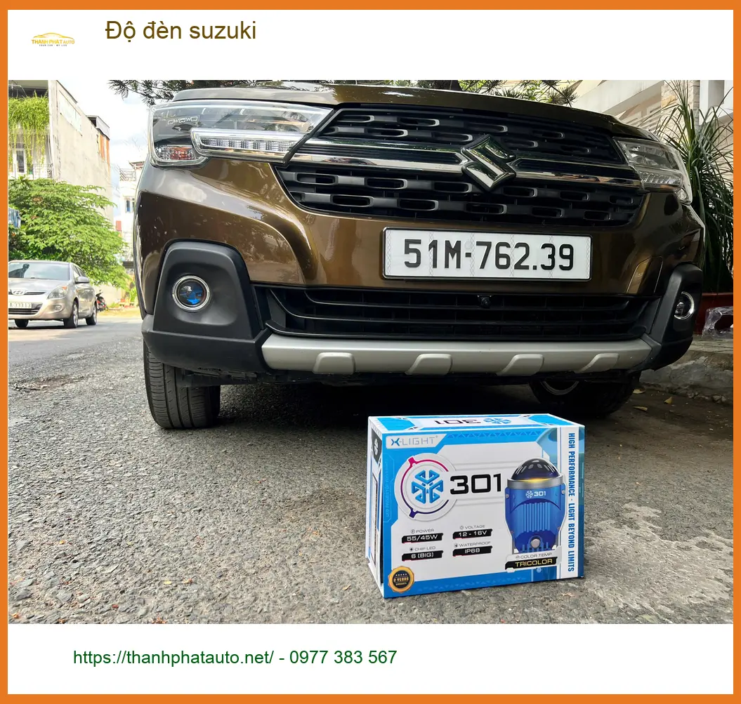 Anh Khải độ đèn Suzuki XL7 tại Quận Thủ Đức để tăng cường độ sáng ảnh thực tế 4