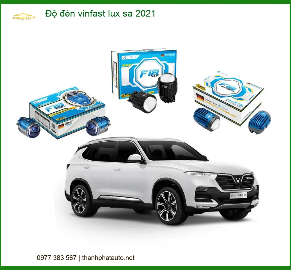 Độ Đèn Bi LED Laser VinFast Lux SA 2021 - Địa Chỉ Lắp Đặt Uy Tín TPHCM