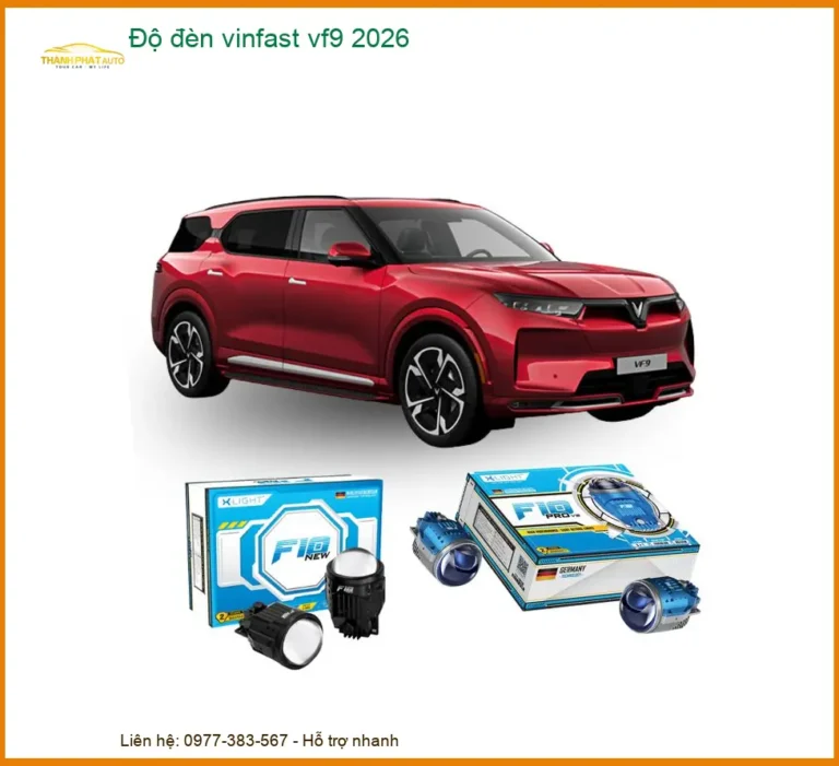 Độ Đèn Bi LED Laser VinFast VF9 2026 - Địa Chỉ Nâng Cấp Uy Tín TPHCM