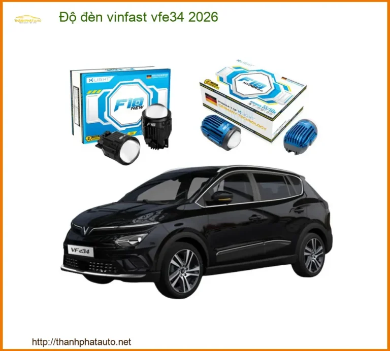 Độ Đèn Bi LED VinFast VFe34 2026 - Nơi Lắp Đặt Chính Hãng Uy Tín TPHCM