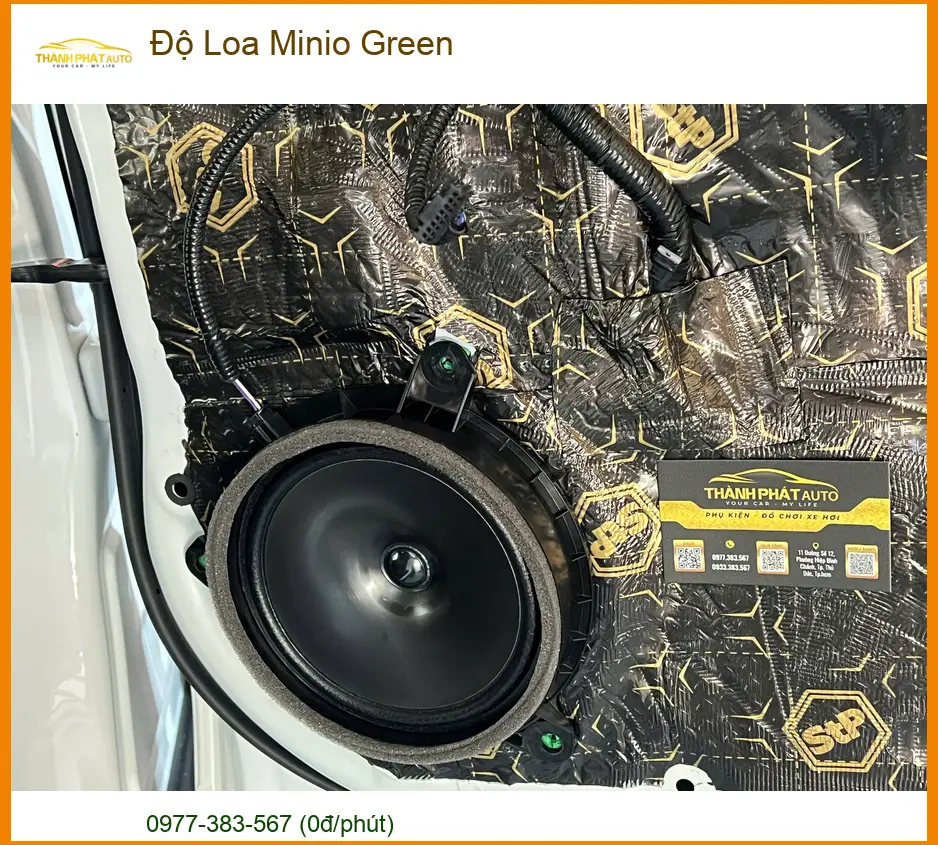 Độ Loa Minio Green - Trung Tâm Nâng Cấp Âm Thanh Xe Hơi Chính Hãng Uy Tín TPHCM