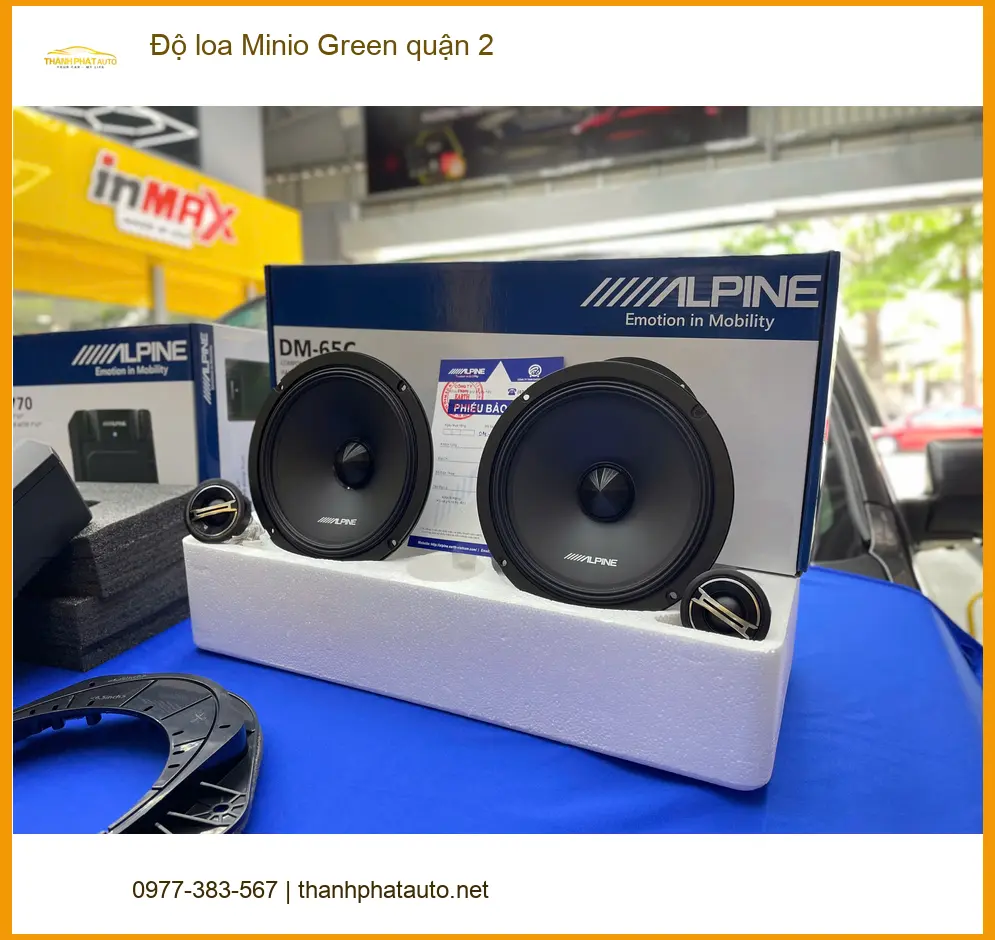 Địa Chỉ Lắp Đặt Độ Loa Ô Tô loa Minio Green quận 2 - Lắp Đặt Uy Tín TPHCM ảnh thực tế 2