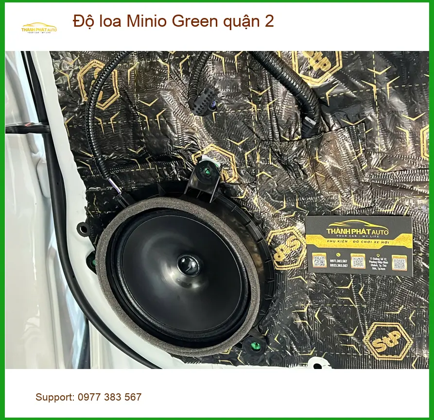 Địa Chỉ Lắp Đặt Độ Loa Ô Tô loa Minio Green quận 2 - Lắp Đặt Uy Tín TPHCM ảnh thực tế 3