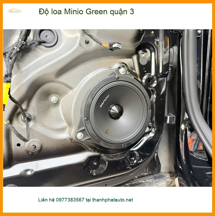 Trung Tâm Độ Loa Ô Tô loa Minio Green quận 3 - Lắp Đặt Uy Tín TPHCM ảnh thực tế 2
