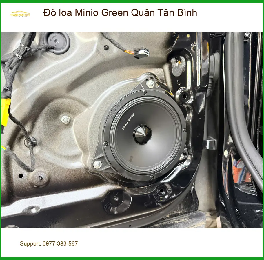 Trung Tâm Độ Loa Ô Tô loa Minio Green Quận Tân Bình - Thi Công Chuyên Nghiệp ảnh thực tế 2