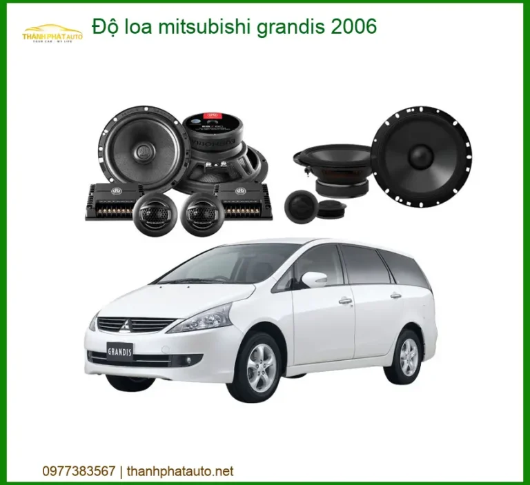 Độ Loa Mitsubishi Grandis 2006 - Trung Tâm Nâng Cấp Chính Hãng TPHCM