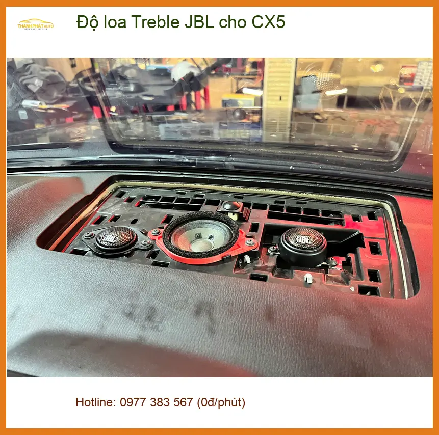 Anh Trọng độ loa Treble JBL cho CX5 Thủ Đức, muốn âm thanh sống động