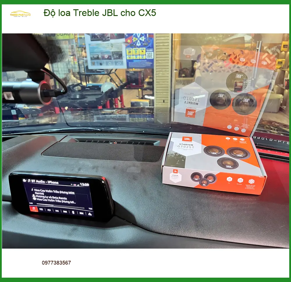Anh Trọng độ loa Treble JBL cho CX5 Thủ Đức, muốn âm thanh sống động ảnh thực tế 2