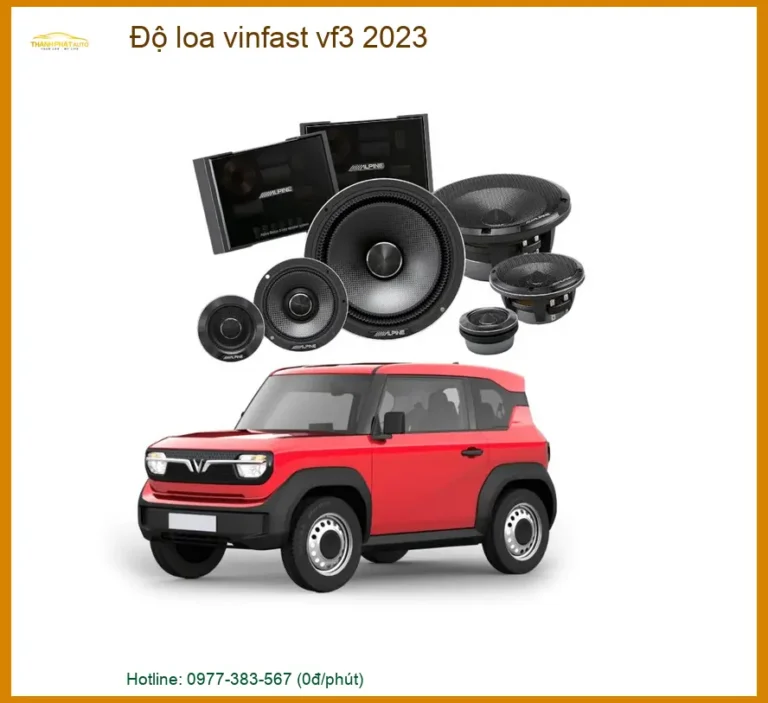 Độ Loa Vinfast VF3 2023 TPHCM - Trung Tâm Nâng Cấp Âm Thanh Chính Hãng