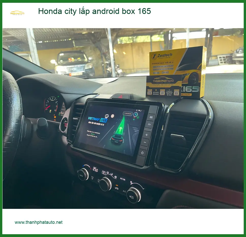 Anh Minh lắp Android Box cho Honda City tại Quận 12 để cải thiện trải nghiệm lái xe