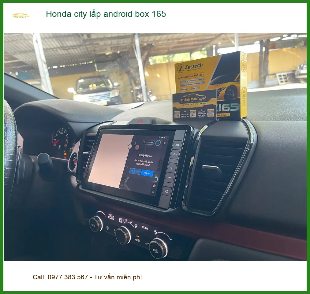 Anh Minh lắp Android Box cho Honda City tại Quận 12 để cải thiện trải nghiệm lái xe ảnh thực tế 2