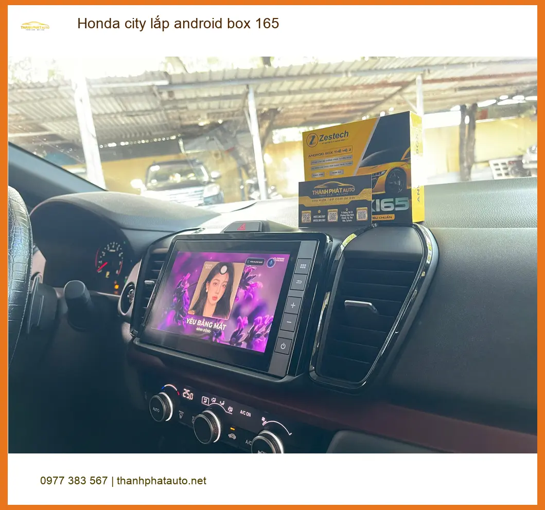 Anh Minh lắp Android Box cho Honda City tại Quận 12 để cải thiện trải nghiệm lái xe ảnh thực tế 3