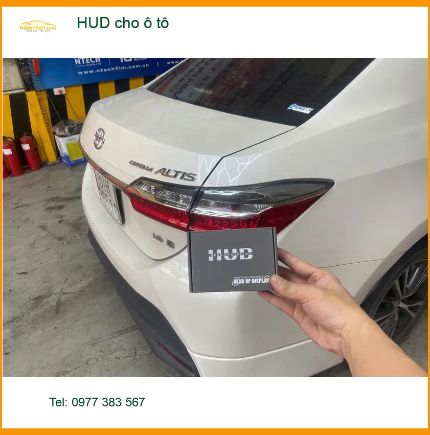 Anh Tùng lắp HUD cho ô tô Honda CRV tại Quận 12 để hiển thị thông tin rõ ràng hơn ảnh thực tế 5