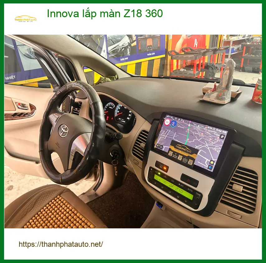 Chú Tấn lắp màn hình Z18 360 cho Innova ở Quận 12 để lái xe an toàn hơn ảnh thực tế 5