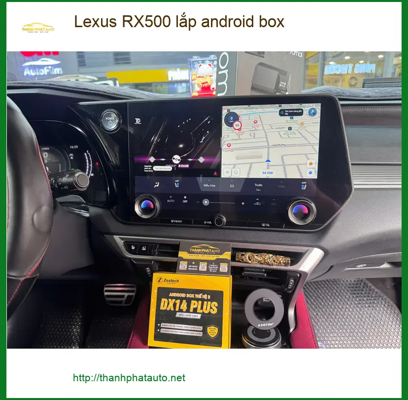Anh Tùng lắp Android Box cho Lexus RX500 ở Quận 9 để giải trí cho con nhỏ ảnh thực tế 4