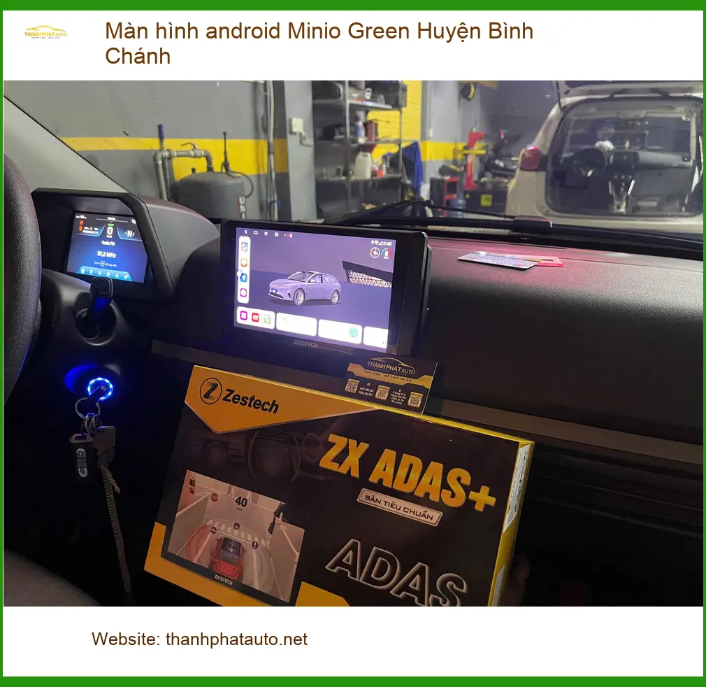 Địa Chỉ Gắn Màn Hình Android Ô Tô Minio Green Tại Huyện Bình Chánh - Giá Tốt TPHCM ảnh thực tế 2