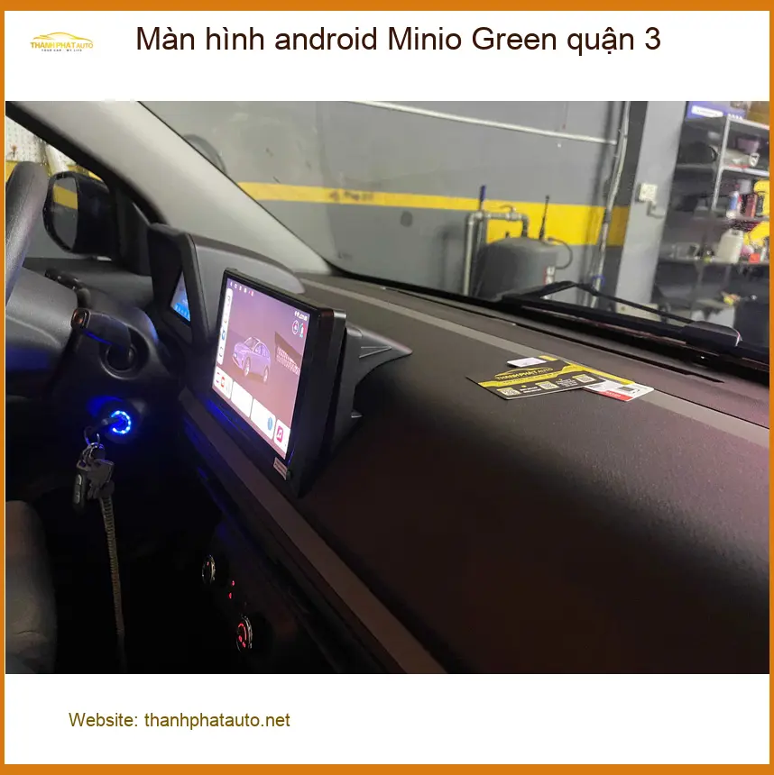 Nơi Lắp Màn Hình Android Ô Tô hình android Minio Green quận 3 - Giá Tốt TPHCM ảnh thực tế 2