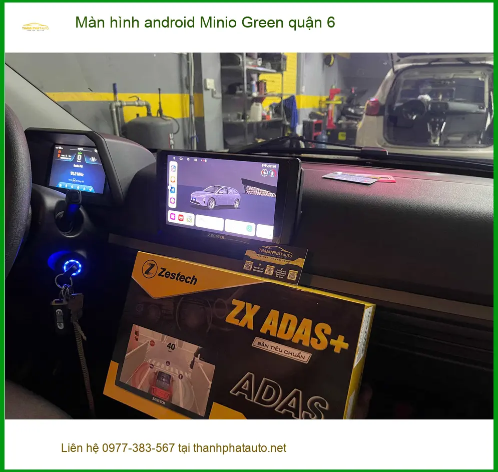 Địa Chỉ Lắp Màn Hình Android Ô Tô Minio Green quận 6 - Nâng Cấp Chính Hãng ảnh thực tế 2