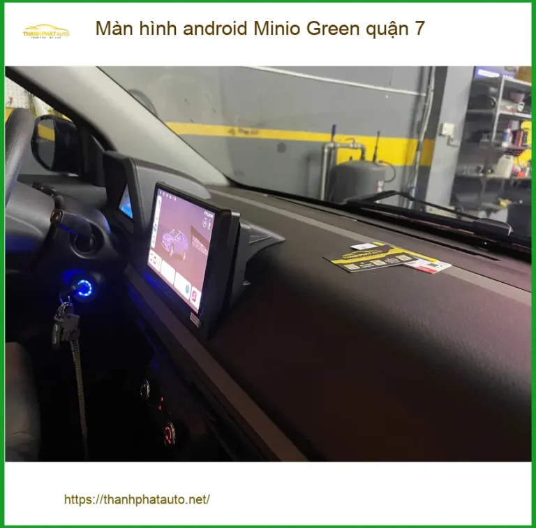 Nơi Lắp Màn Hình Android Ô Tô hình android Minio Green quận 7 - Giá Tốt TPHCM