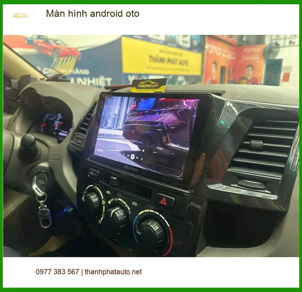 Anh Quang lắp màn hình android oto cho Hyundai Accent tại Quận 12 để giải trí tiện lợi hơn ảnh thực tế 3