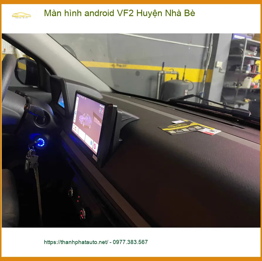 Nơi Lắp Màn Hình Android Ô Tô hình android VF2 Huyện Nhà Bè - Giá Tốt TPHCM ảnh thực tế 2