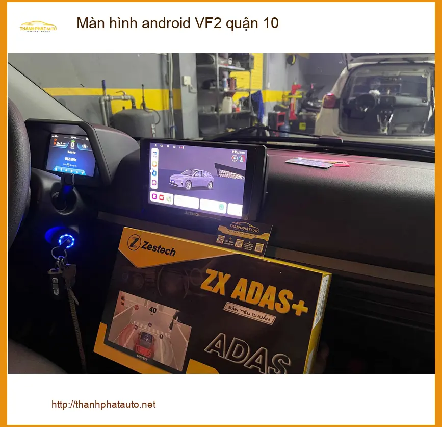 Nơi Gắn Màn Hình Android Ô Tô hình android VF2 quận 10 - Giá Tốt TPHCM ảnh thực tế 2