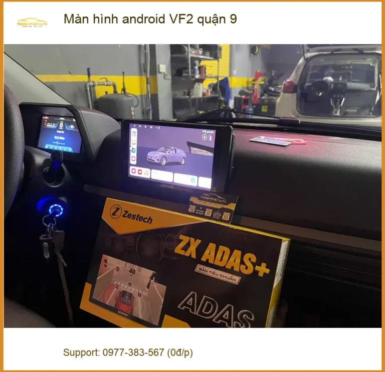 Nơi Gắn Màn Hình Android Ô Tô hình android VF2 quận 9 - Giá Tốt TPHCM