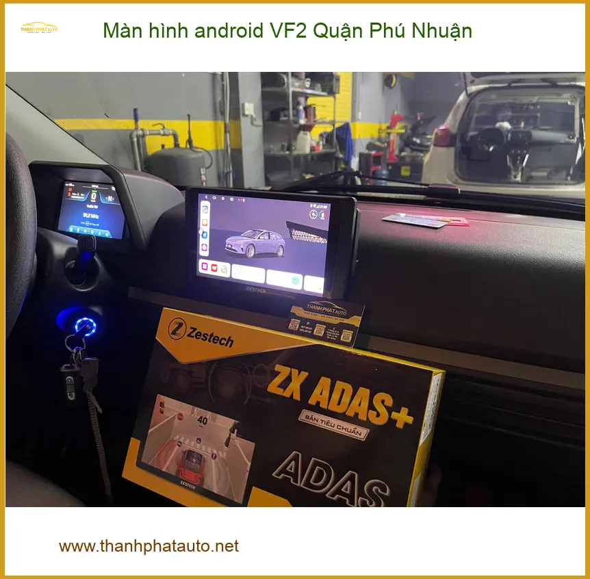 Nơi Gắn Màn Hình Android Ô Tô hình android VF2 Quận Phú Nhuận - Giá Tốt TPHCM
