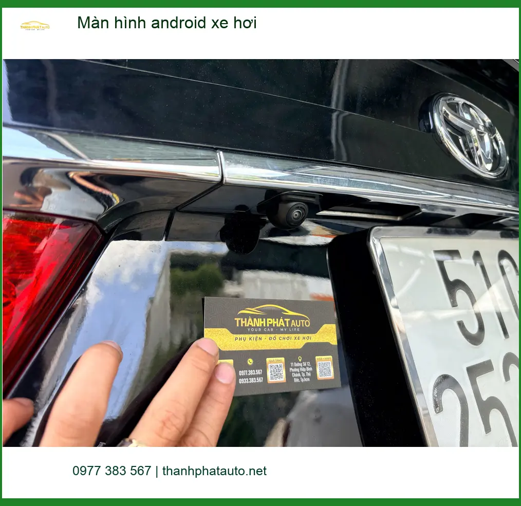 Anh Khang lắp màn hình android xe hơi cho Honda CRV tại Quận Thủ Đức