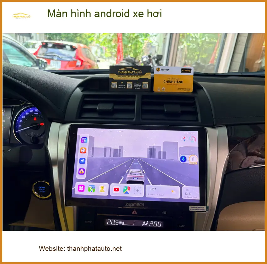 Anh Khang lắp màn hình android xe hơi cho Honda CRV tại Quận Thủ Đức ảnh thực tế 3