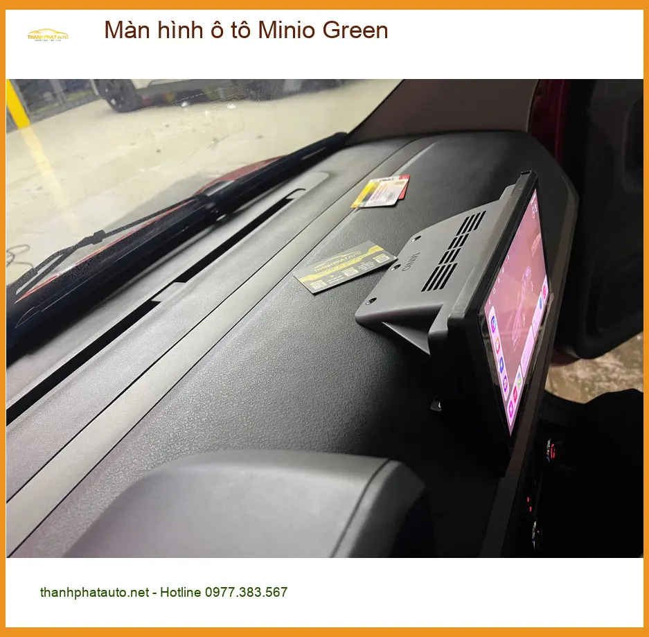 Anh Khải lắp Màn hình ô tô Minio Green cho Suzuki XL7 tại Quận 9 vì màn zin thiếu tiện ích