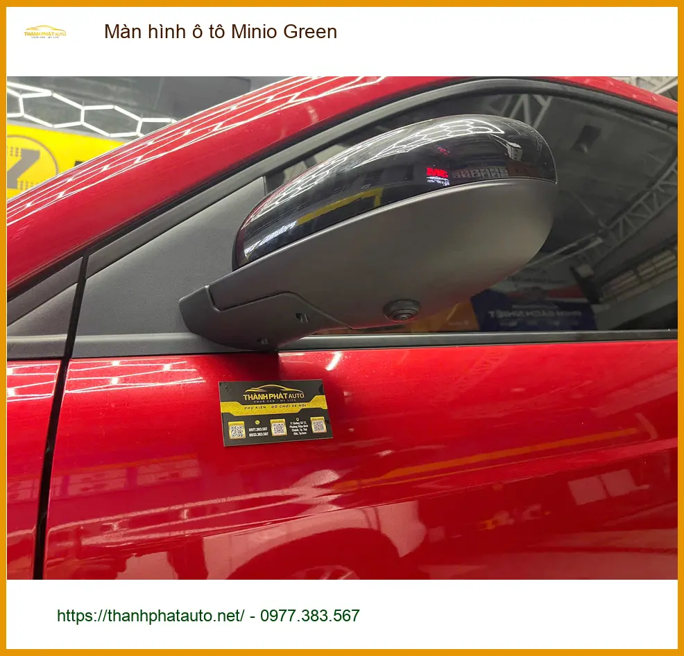 Anh Kiên nâng cấp Màn hình Minio Green cho Honda CRV tại Thủ Đức vì màn zin giới hạn