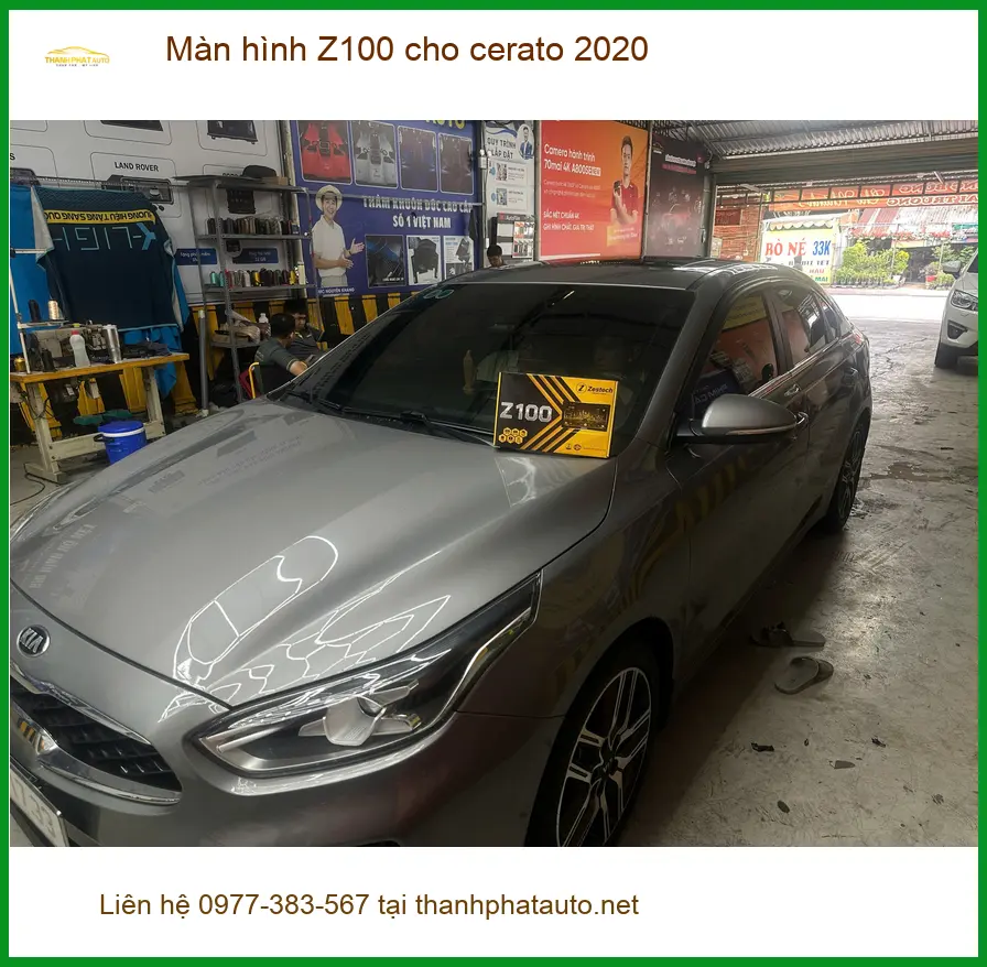 Anh Cường lắp Màn hình Z100 cho Cerato 2020 Quận 12 vì màn hình cũ bị đơ