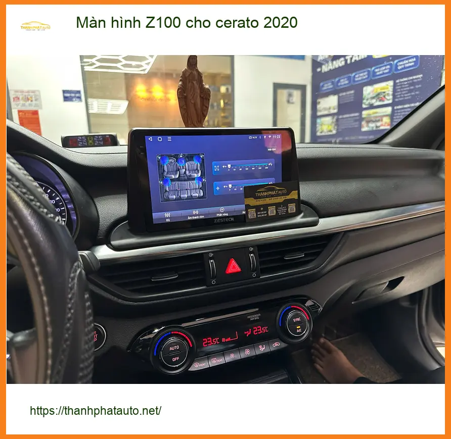 Anh Cường lắp Màn hình Z100 cho Cerato 2020 Quận 12 vì màn hình cũ bị đơ ảnh thực tế 5