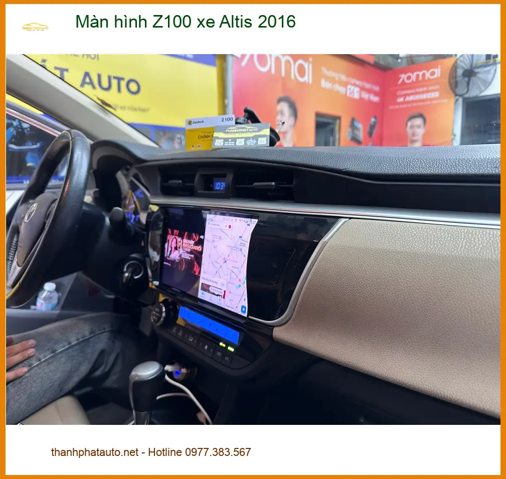 Anh Tùng nâng cấp màn hình Z100 cho Toyota Altis 2016 tại Quận 12 ảnh thực tế 2