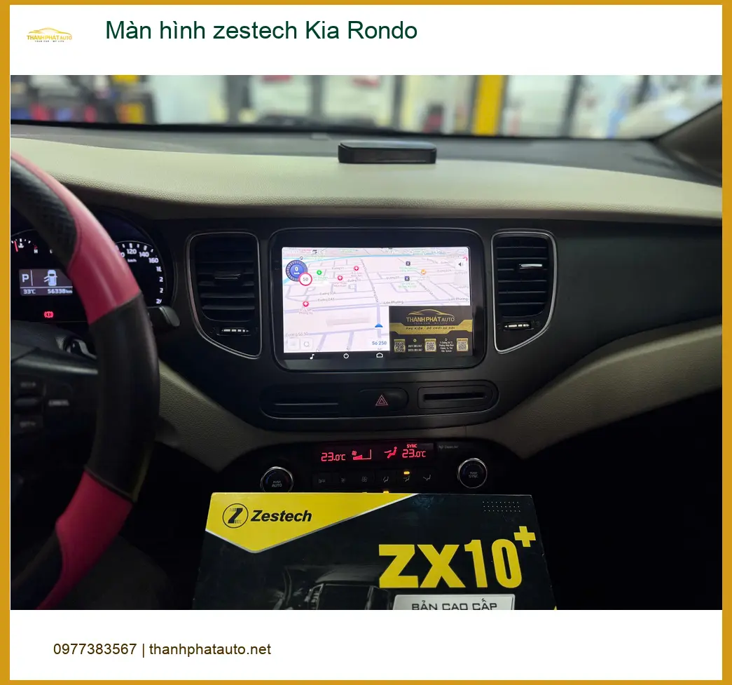Anh Kiên nâng cấp màn hình Zestech Kia Rondo tại Quận 9 tiện ích hơn ảnh thực tế 4
