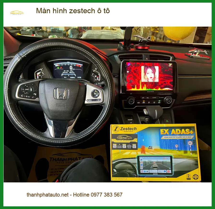 Anh Khôi lắp màn hình Zestech ô tô Hyundai Accent Quận Thủ Đức ảnh thực tế 2