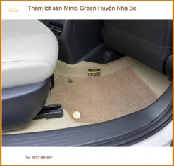 Nơi Lắp Thảm Lót Sàn Ô Tô lót sàn Minio Green Huyện Nhà Bè - Giá Tốt TPHCM