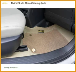 Địa Chỉ May Thảm Lót Sàn Ô Tô lót sàn Minio Green quận 5 - Thi Công Chuyên Nghiệp
