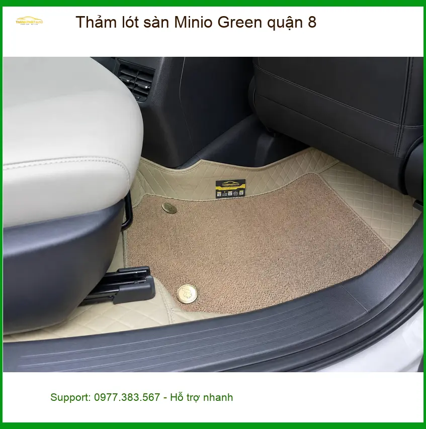 Nơi Lắp Thảm Lót Sàn Ô Tô lót sàn Minio Green quận 8 - Giá Tốt TPHCM ảnh thực tế 2
