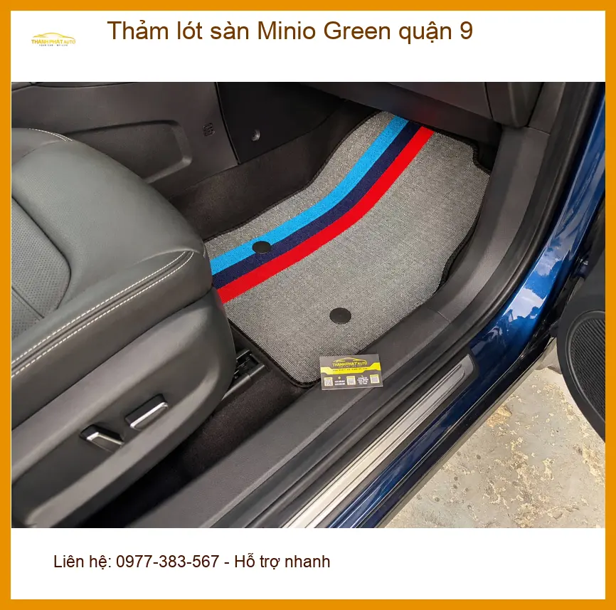 Địa Chỉ May Thảm Lót Sàn Ô Tô lót sàn Minio Green quận 9 - Giá Tốt TPHCM