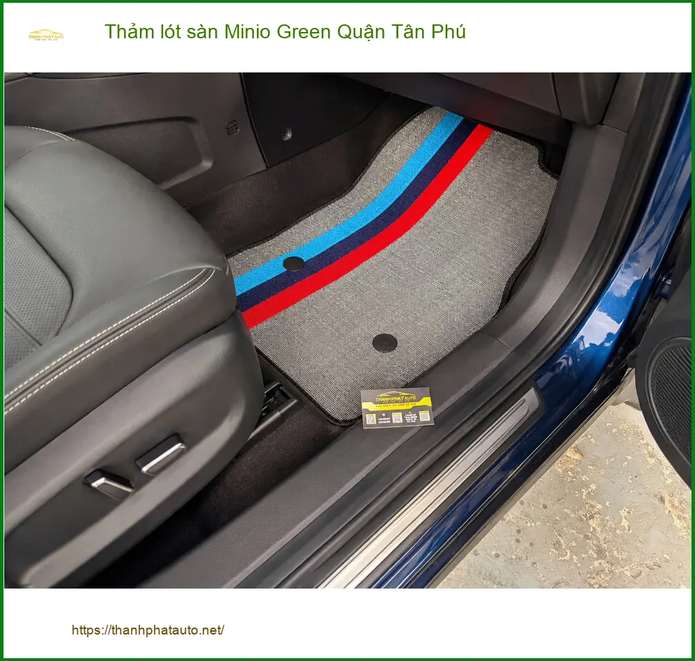 Nơi May Thảm Lót Sàn Ô Tô lót sàn Minio Green Quận Tân Phú - Giá Tốt TPHCM ảnh thực tế 2