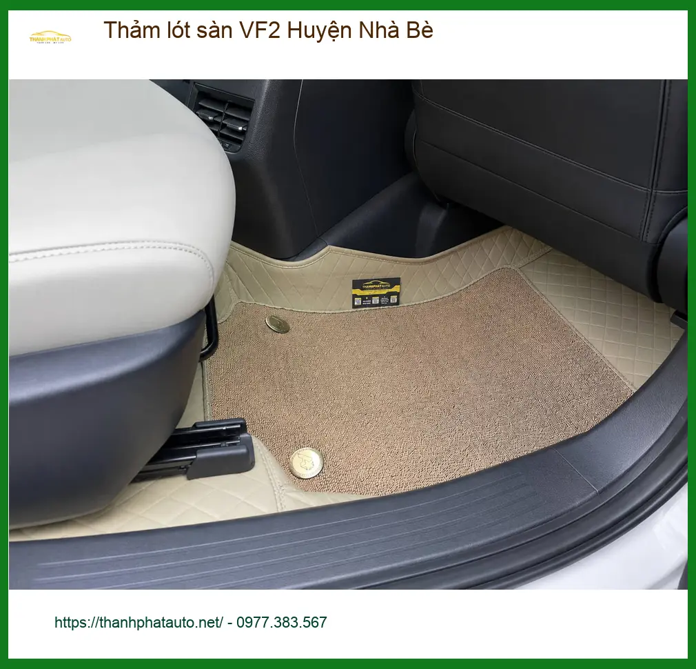 Địa Chỉ Lắp Thảm Lót Sàn Ô Tô lót sàn VF2 Huyện Nhà Bè - Giá Tốt TPHCM